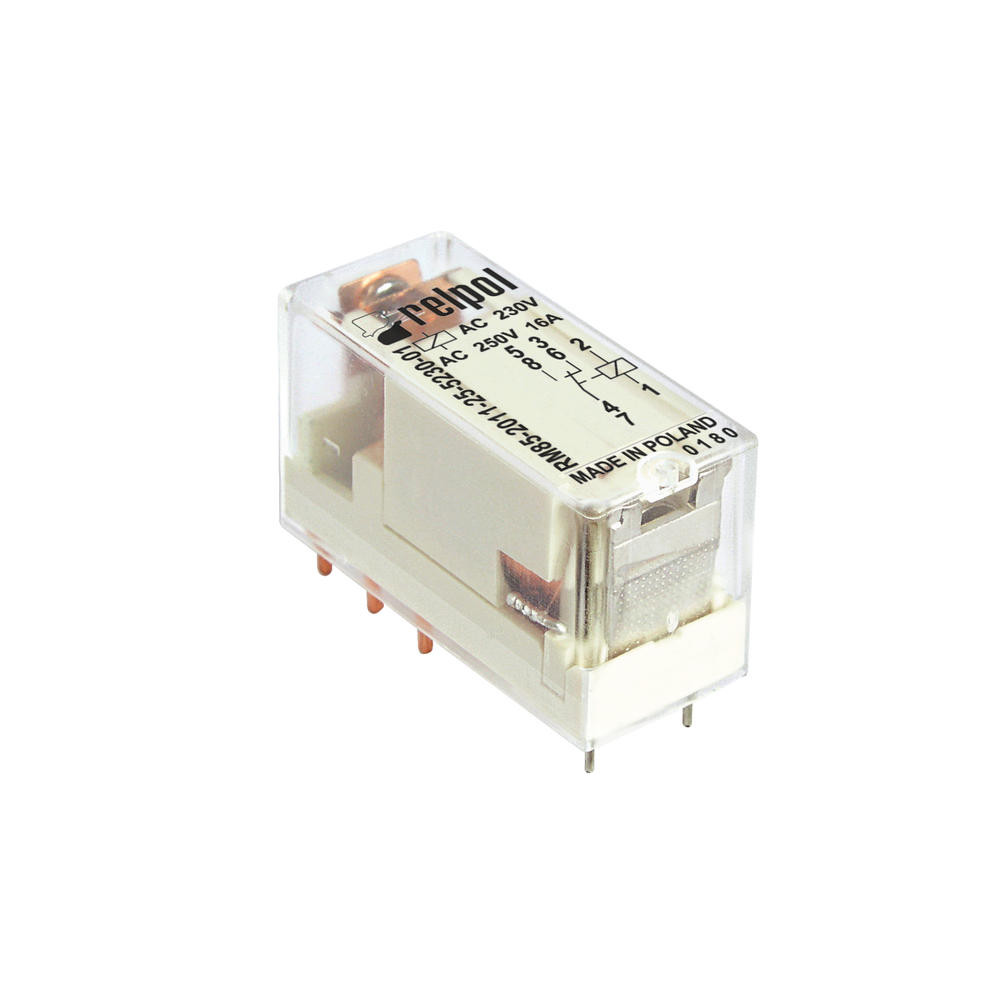 RM85-2011-25-5024-01 PRZEKAŹNIK ELEKTROMAGNETYCZNY, MINIATUROWY Z PRZEŹROCZYSTA OBUDOWĄ, DO OBWODU D