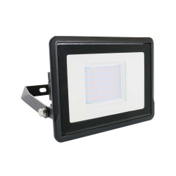 VT-138 CZARNY OPRAWA NAŚWIETLACZ LED 30W CW 6500K 2340LM IP65 IK05 Z MUFĄ AL