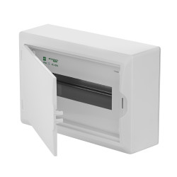 ECONOMIC BOX ROZDZIELNIA PLASTIKOWA NT 12M 1X 12M N+PE IP40 IK05 198X298X95 DRZWI PEŁNE BIAŁY