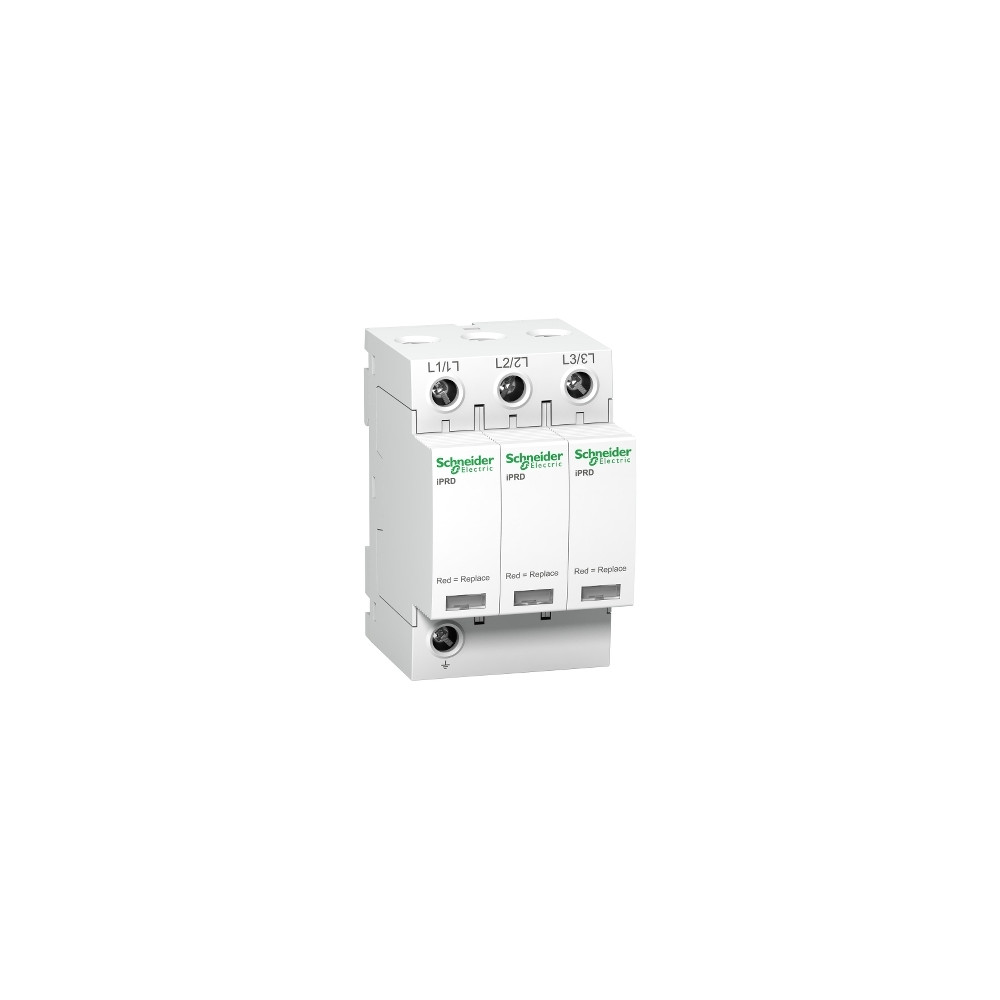 Schneider Electric Ogranicznik przepięć Acti9 iPRD8-T23-3 3-biegunowy Typ2+Typ3 8 kA, A9L08300