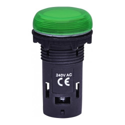 ECLI-240A-G LAMPKA SYGNALIZACYJNA LED 240V AC ZIELONY