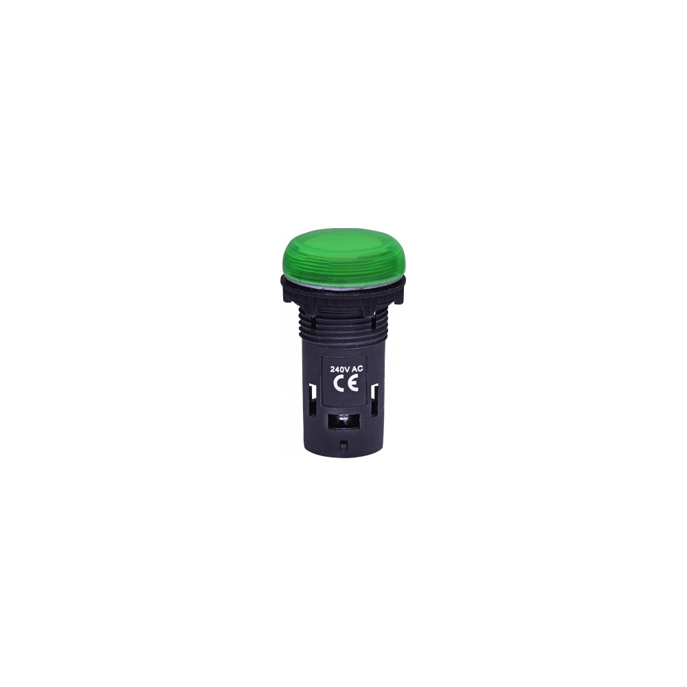 ECLI-240A-G LAMPKA SYGNALIZACYJNA LED 240V AC ZIELONY