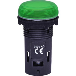ECLI-240A-G LAMPKA SYGNALIZACYJNA LED 240V AC ZIELONY