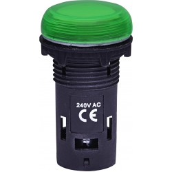 ECLI-240A-G LAMPKA SYGNALIZACYJNA LED 240V AC ZIELONY
