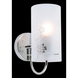 VALVE CHROM OPRAWA ŚCIENNA KINKIET 1X E27/ 60W IP20 STOP METALI/ SZKŁO MATOWE