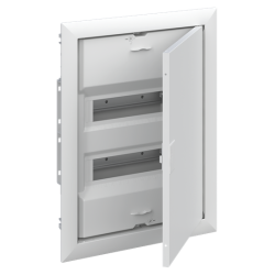 UK624E3 OBUDOWA METALOWA 24M 480X367X95 Z RAMKĄ DRZWIAMI LISTWAMI ŚRUBOWYMI N+PE (ZAMIENNIK UK520E)