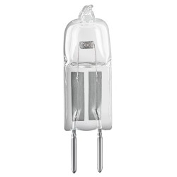 ŻARÓWKA HALOGENOWA KAPSUŁKA  5W G4 12V PRZEZROCZYSTA WW 2700K