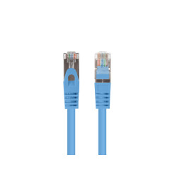 PATCHCORD KAT.6 FTP 1M NIEBIESKI FLUKE PASSED 10-PACK