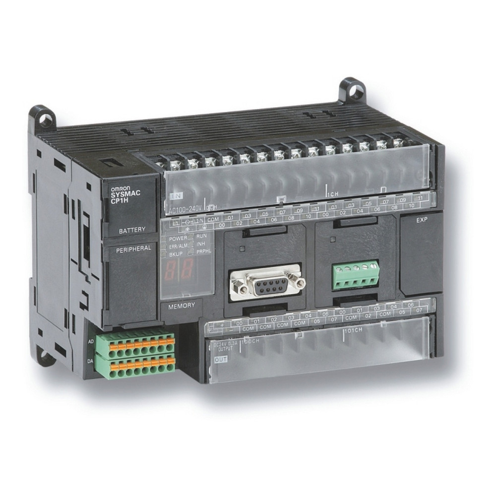 CP1H-XA40DT1-D PLC, 24 VDC SUPPLY, 24 X 24 VDC INPUTS, 16 X PNP OUTPUTS 0.3 A, 4 X ANALOG INPUTS, 2