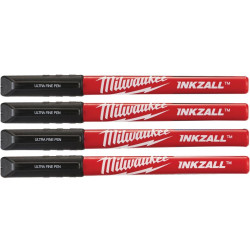CIENKOPISY CZARNE- 4PC