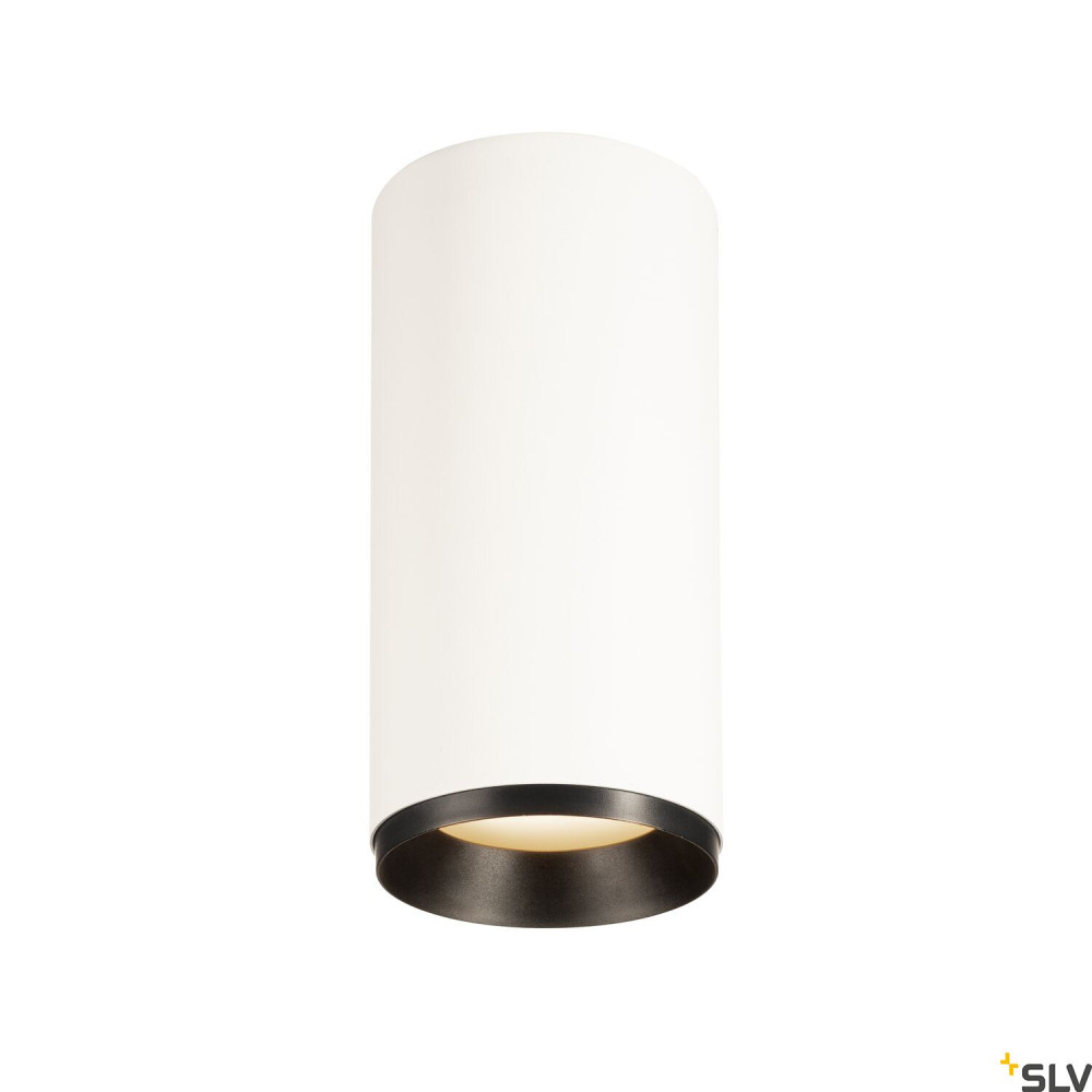 NUMINOS BIAŁY/ CZARNY OPRAWA SUFITOWA NT LED 28W WW 3000K 2400LM 60ST IP20 ALUMINIUM/ TWORZYWO