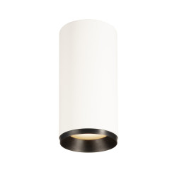 NUMINOS BIAŁY/ CZARNY OPRAWA SUFITOWA NT LED 28W WW 3000K 2400LM 60ST IP20 ALUMINIUM/ TWORZYWO