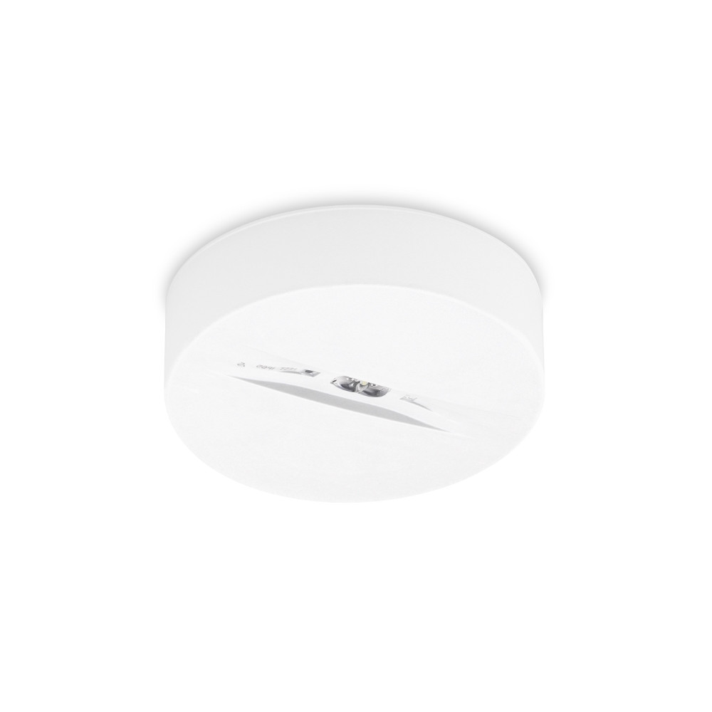 OWA SU BIAŁY OPRAWA AWARYJNA LED 2W 1H IP65 + AUTOTEST AREA PLUS CIEMNY PC/ ABS