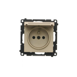 SIMON 55 GNIAZDO WTYCZKOWE DO WERSJI IP44 BEZ USZCZELKI (MODUŁ) 16 A, 250 V~, SZYBKOZŁĄCZA. KLAPKA W