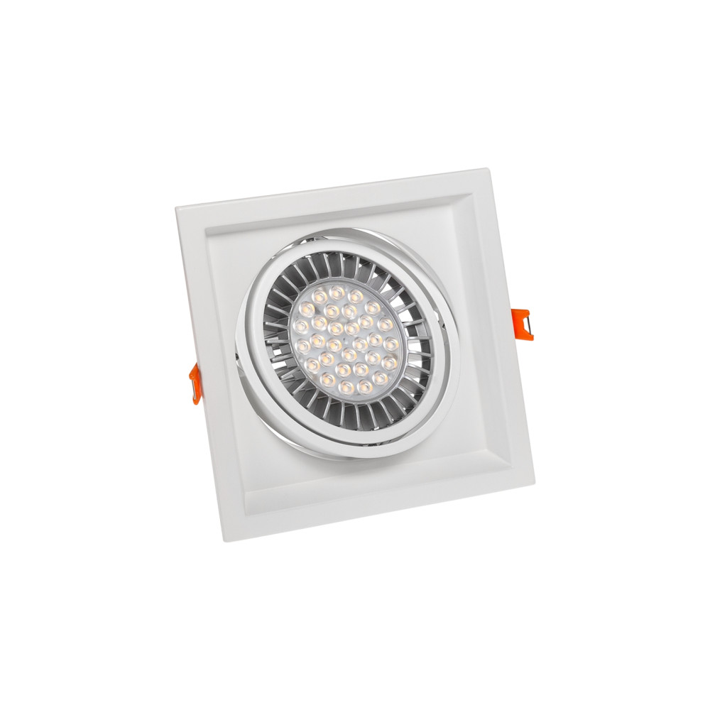 MDD MAXI UNO GU10 X 1 AR111 250V IP20 186X186X43MM BIAŁY
