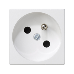 CONNECT M45 CZYSTA BIEL GNIAZDO 2M 1X Z/U 45ST  ZACISKI ŚRUBOWE 16A 250V