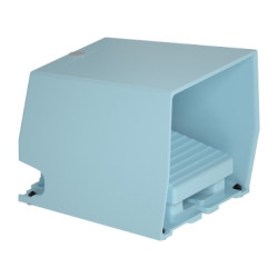 Schneider Electric Harmony XPE Łącznik nożny pojedyńczy z osłony, niebieski, XPEM510