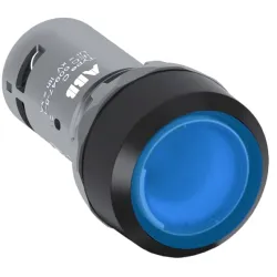 CP1-13L-10 PRZYCISK MONOSTABILNY WKLĘSŁY 1NO 230V NIEBIESKI