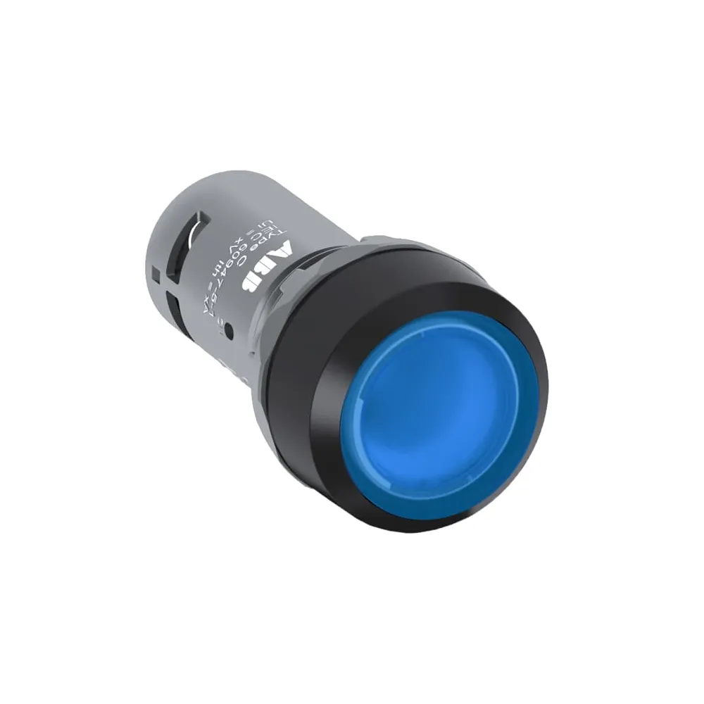 CP1-13L-10 PRZYCISK MONOSTABILNY WKLĘSŁY 1NO 230V NIEBIESKI