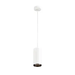 NUMINOS BIAŁY/ CZARNY OPRAWA WISZĄCA LED 28W WW 3000K 2340LM IP20 ALUMINIUM/ TWORZYWO