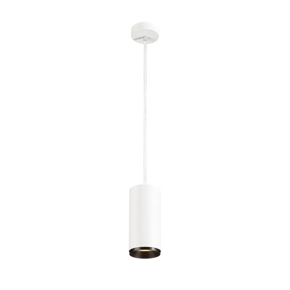 NUMINOS BIAŁY/ CZARNY OPRAWA WISZĄCA LED 28W WW 3000K 2340LM IP20 ALUMINIUM/ TWORZYWO
