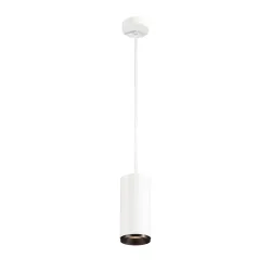 NUMINOS BIAŁY/ CZARNY OPRAWA WISZĄCA LED 28W WW 3000K 2340LM IP20 ALUMINIUM/ TWORZYWO