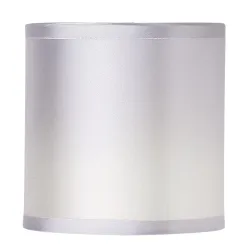 SAX SREBRNY ABAŻUR 1X E14 TKANINA