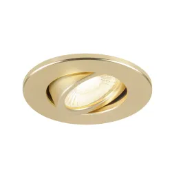 POKRYWA UNIVERSAL DOWNLIGHT, DO DOWNLIGHT IP65, OKRĄGŁA, ZŁOTA, MATOWA