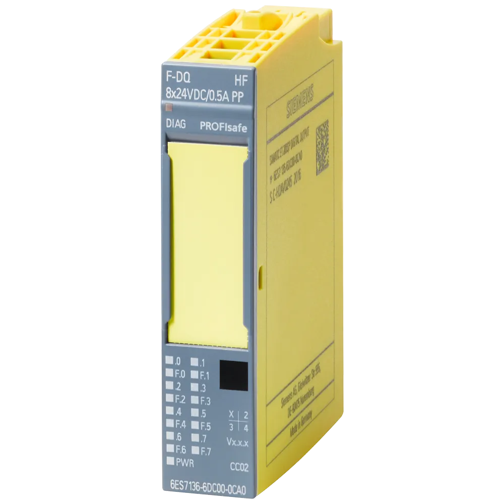 SIMATIC DP ET 200SP MODUŁ WYJŚĆ CYFROWYCH F-DQ 8X 24V DC/ 0.5A PP