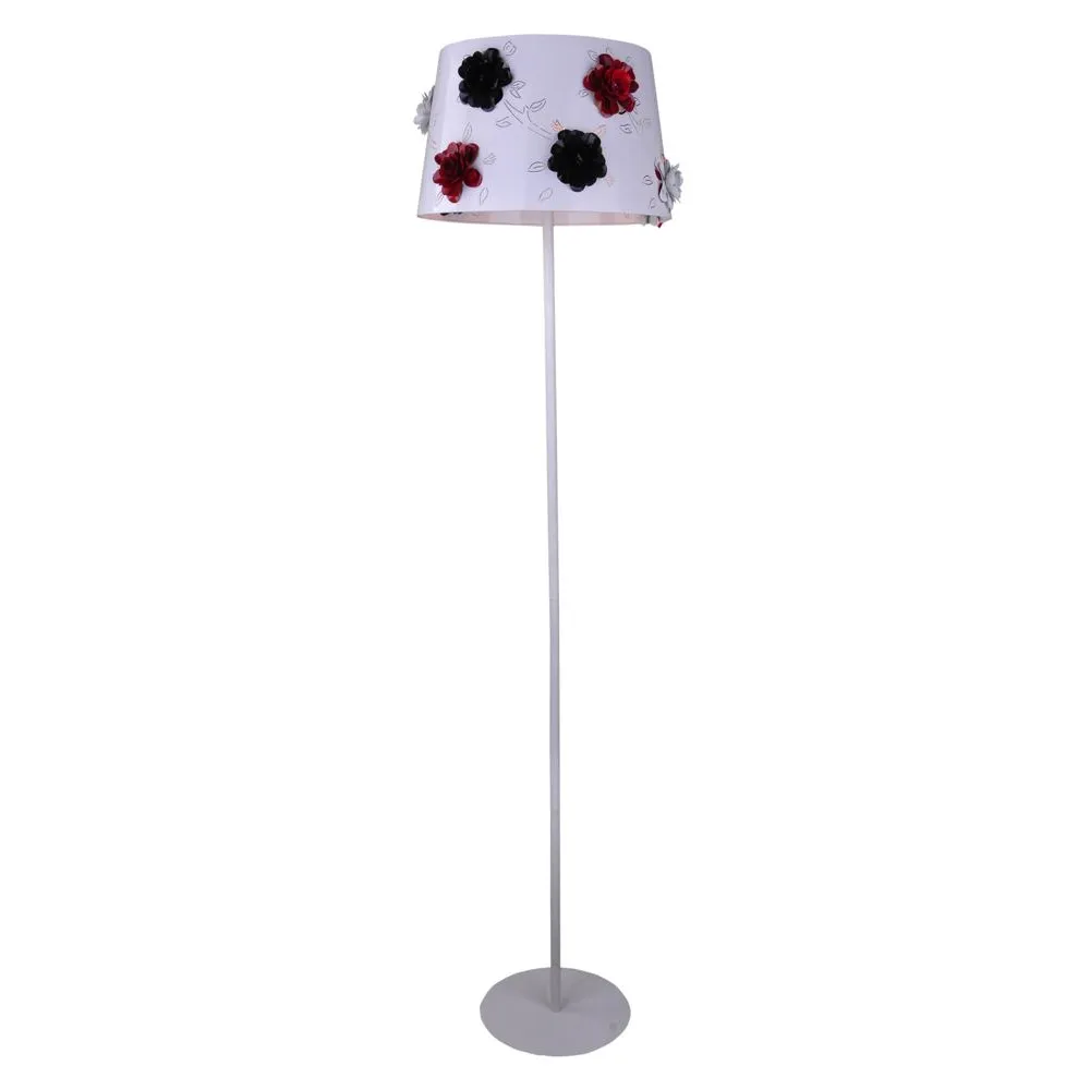 ROSA BIAŁY/ CZARNY/ CZERWONY OPRAWA PODŁOGOWA 3X E14/ 40W IP20 METAL