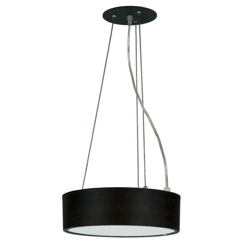 ZIGO WENGE/ BIAŁY OPRAWA WISZĄCA LED 16W CW 6500K 1000LM IP20 METAL/ TWORZYWO