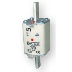 NH1/WT-1 GF 40A/500V G WKŁADKA TOPIKOWA PRZEMYSŁOWA SZYBKA, G