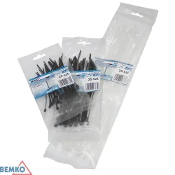OPASKA ZACISKOWA 4.8*300 BIAŁA 100 SZT