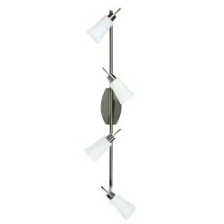 KROTON SREBRNY OPRAWA SUFITOWA SPOT NT 4X G9/ 40W IP20 METAL/ SZKŁO