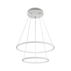 ORION BIAŁY OPRAWA WISZĄCA LED 53W WW 3000K 3710LM IP20 METAL/ AKRYL