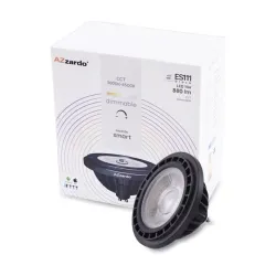 ŻARÓWKA LED SMART CZARNY 11W GU10 AR111 230V 3000-6500K 880LM IP20 PVC