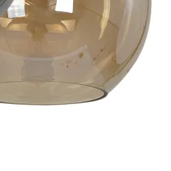 SOFIA CZARNY OPRAWA SUFITOWA 3X E27/ 60W IP20 METAL/ SZKŁO
