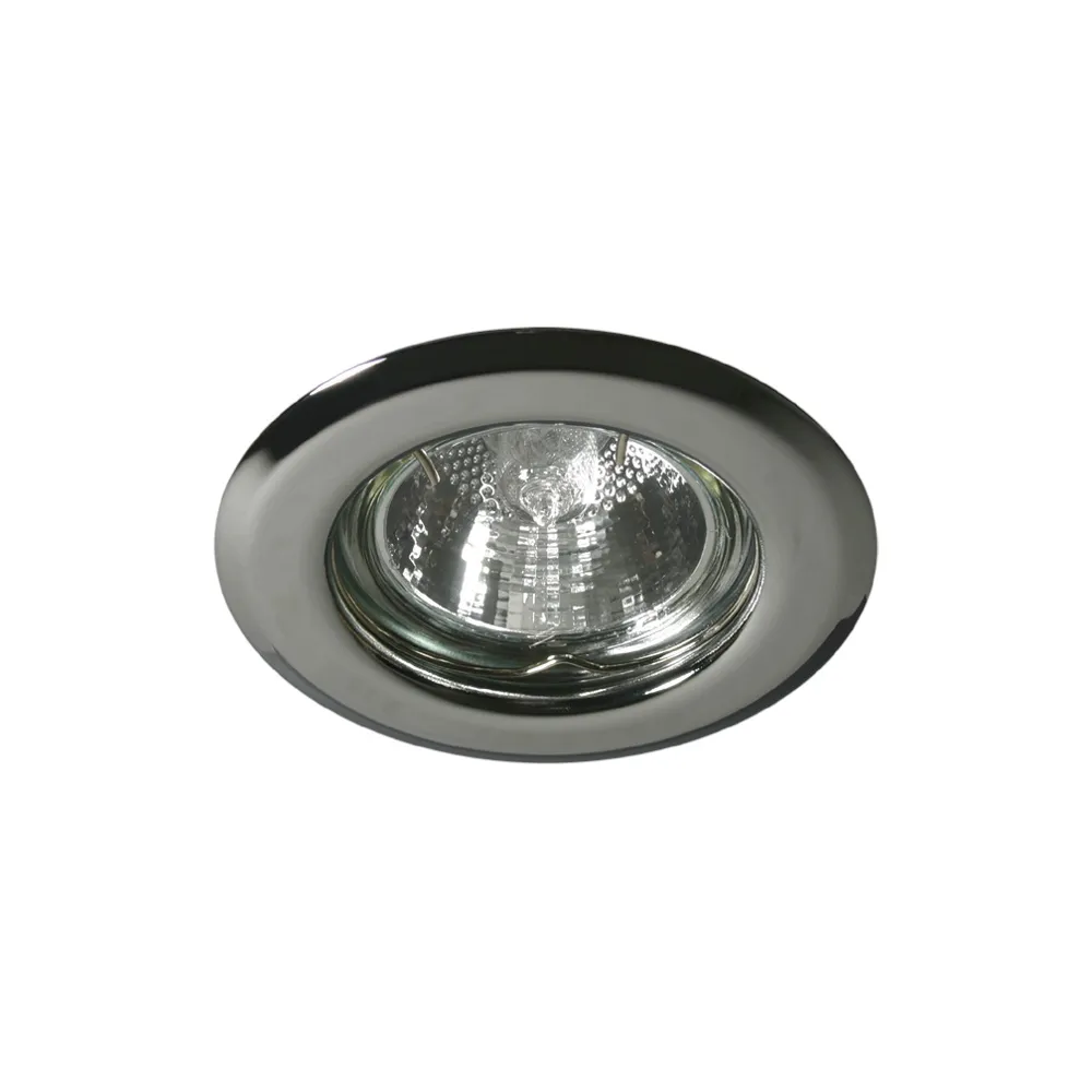 ARGUS CT-2114 C CHROM OPRAWA SUFITOWA PT OKRĄGŁA STAŁA 1X GX5.3/GU10/ 50W IP20 BLACHA STAL