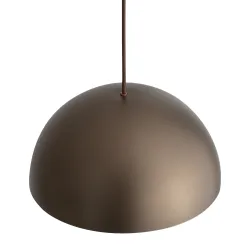 HEMISPHERE SATYNOWY CZEKOLADOWY OPRAWA WISZĄCA 1X GX53/ 12W IP20 STAL LAKIEROWANA/ PRZEWÓD