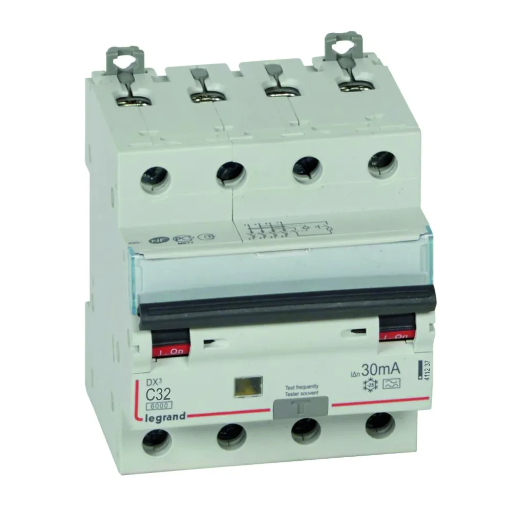 P314 DX3 C 32A/ 30MA/A WYŁĄCZNIK RÓŻNICONADPRĄDOWY C 32A 4P 4M 30MA A 6KA