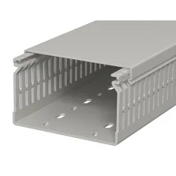 LK4 N 60100 KORYTKO GRZEBIENIOWE PERFOROWANE H60 W100 2M SZARY Z PRZETŁOCZENIEM