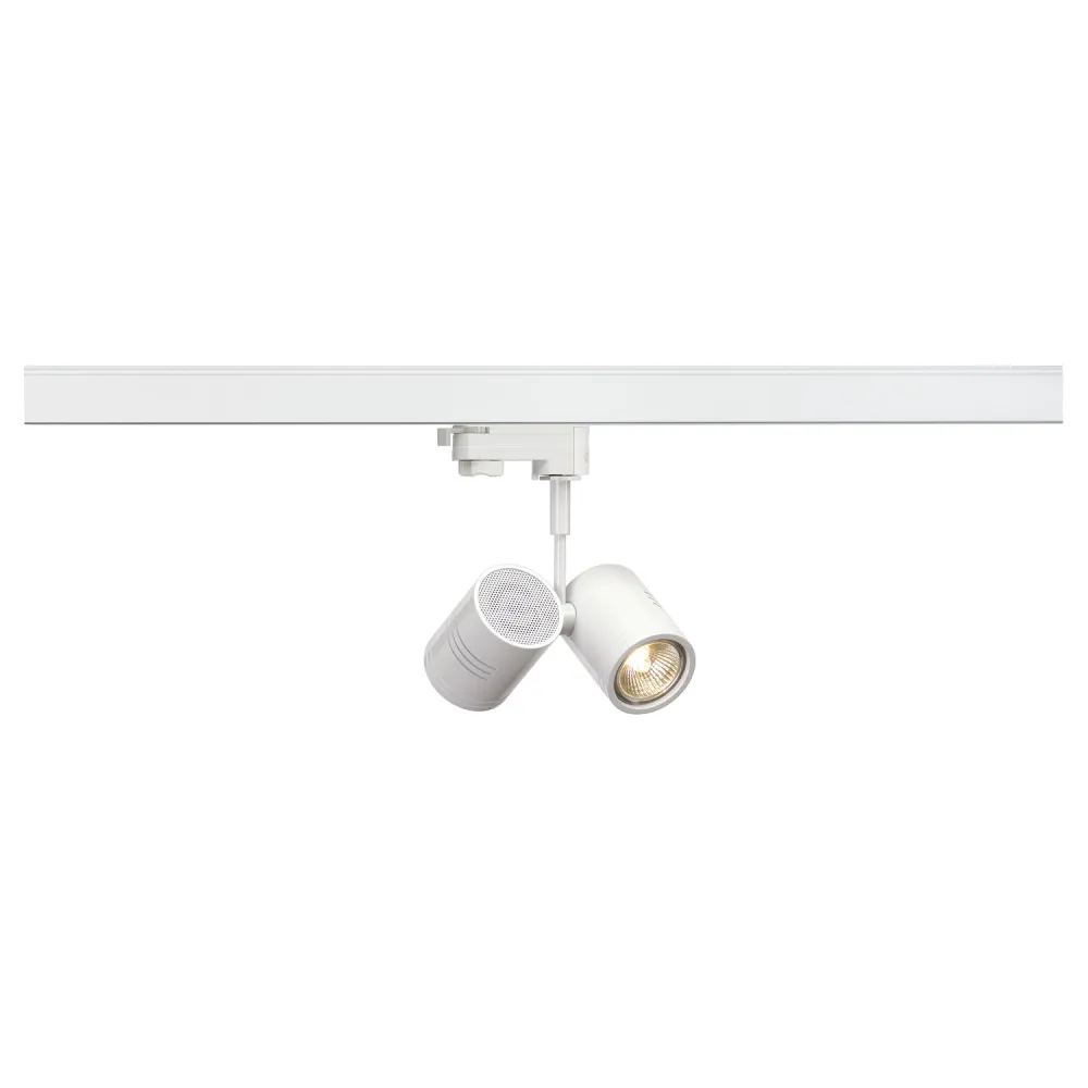 BIMA II BIAŁY OPRAWA SYSTEMOWA TRACK REFLEKTOR 3F 2X GU10/ 50W IP20 ALUMINIUM