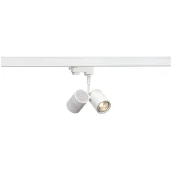 BIMA II BIAŁY OPRAWA SYSTEMOWA TRACK REFLEKTOR 3F 2X GU10/ 50W IP20 ALUMINIUM
