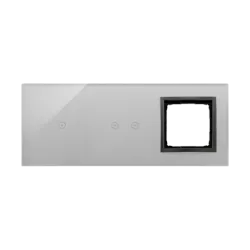 SIMON 54 TOUCH BURZOWA CHMURA PANEL DOTYK 3 MODUŁY 1P DOTYK + 2P DOTYKOWE POZIOME + 1 OTW. OSP. S54