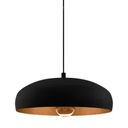 MOGANO 1 CZARNY/ MIEDZIANY OPRAWA WISZĄCA 1X E27/ 60W IP20 STAL