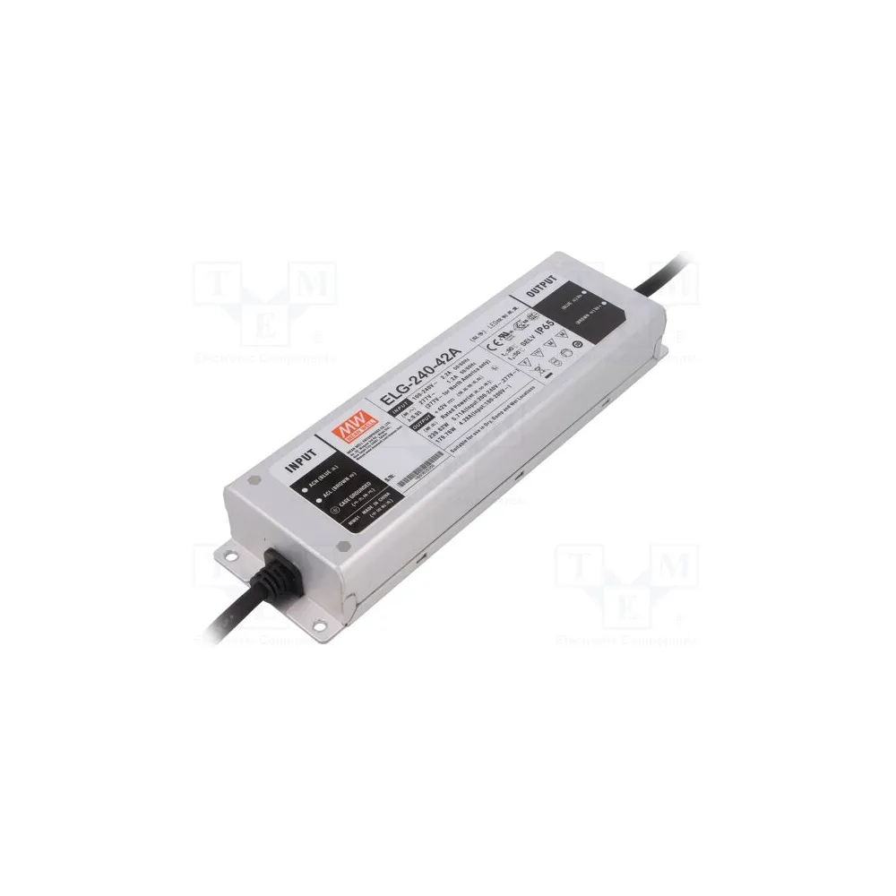 ELG ZASILACZ LED 240W 5.71A 180-295V AC / 42V DC IP67