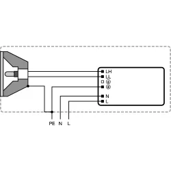 PTI STATECZNIK ELEKTRONICZNY  70W IP20 220-240V AC S METAL DO LAMP METALOHALOGENOWYCH HCI/HQI