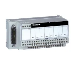 Schneider Electric Modicon ABE7, podbaza rozdzielcza, liczniki i kanały analogowe, 8 kanałów, ABE7CPA02