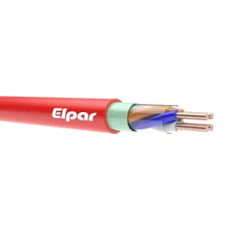 YNTKSYEKW  1X4X0.8 CZERWONY KABEL SYGNALIZACJI POŻARU DRUT 150/250V KL.1 EKRAN UNIEPALNIONY