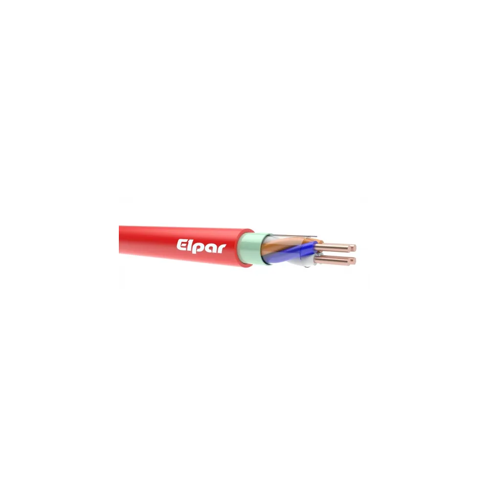 YNTKSYEKW  1X4X0.8 CZERWONY KABEL SYGNALIZACJI POŻARU DRUT 150/250V KL.1 EKRAN UNIEPALNIONY